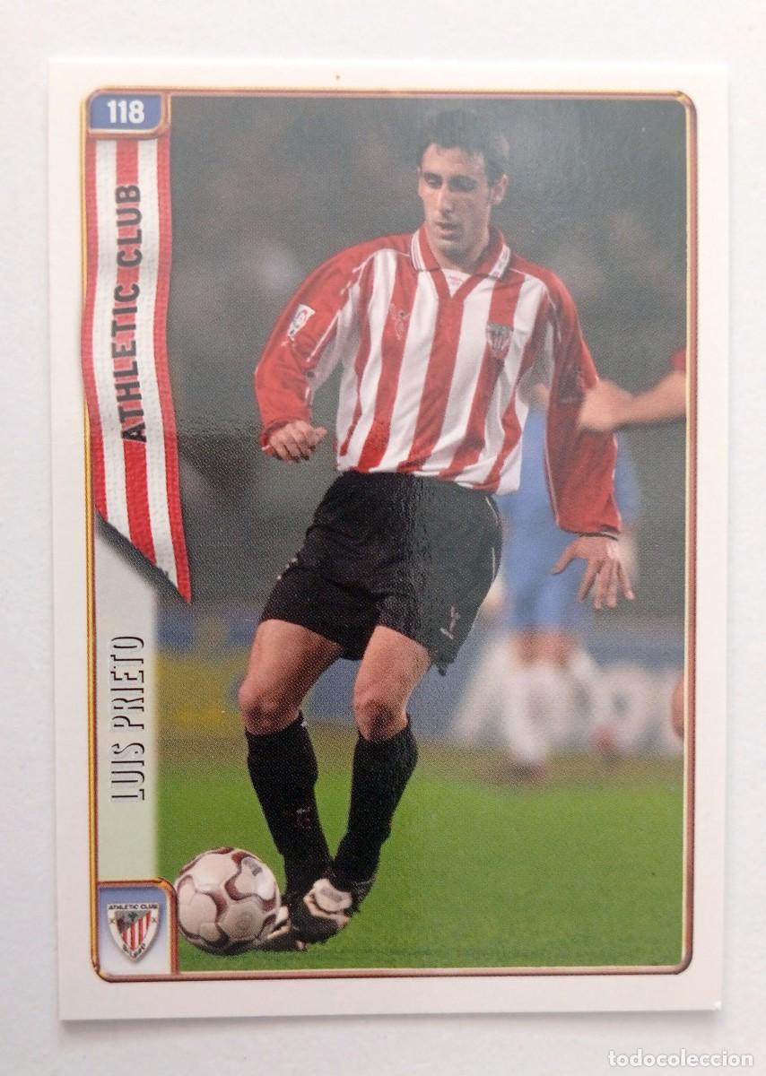 Cromos de f&uacute;tbol: CROMO FUTBOL ATHLETIC DE BILBAO MUNDI CROMO 2004-2005: LUIS PRIETO