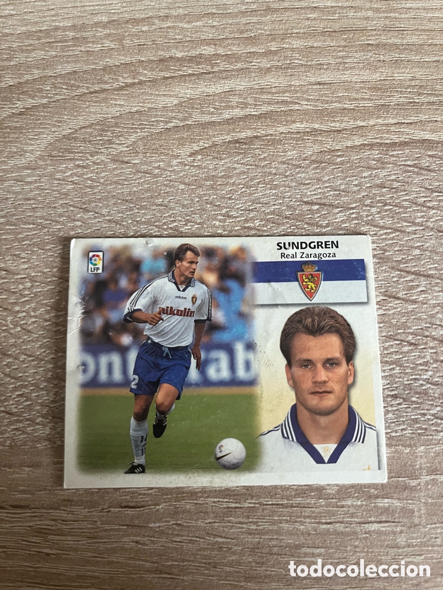 Cromos de f&uacute;tbol: SUNDGREN LIGA ESTE EDICIONES ESTE 1999 2000 99 00 REAL ZARAGOZA