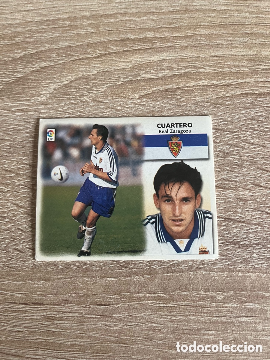 Cromos de f&uacute;tbol: CUARTERO LIGA ESTE EDICIONES ESTE 1999 2000 99 00 REAL ZARAGOZA