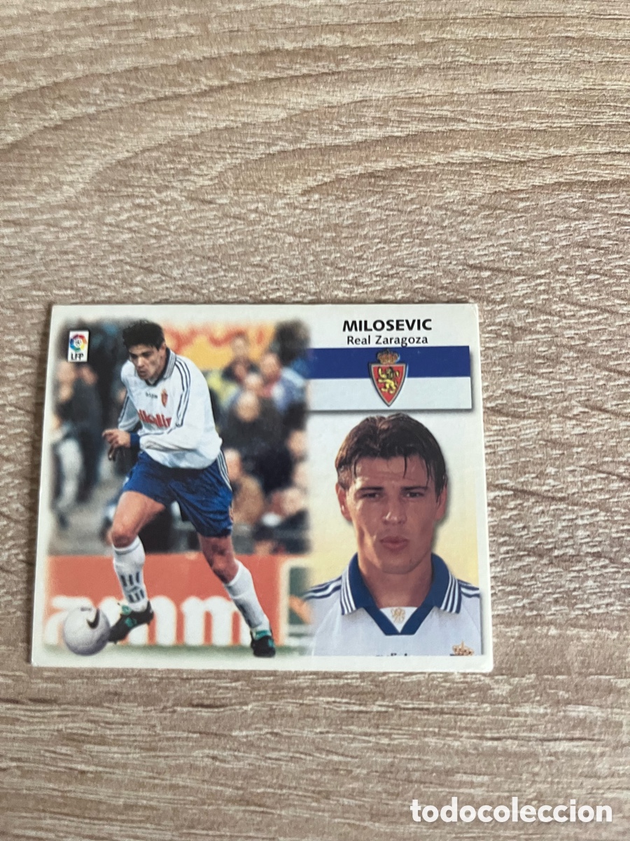 Cromos de f&uacute;tbol: MILOSEVIC LIGA ESTE EDICIONES ESTE 1999 2000 99 00 REAL ZARAGOZA