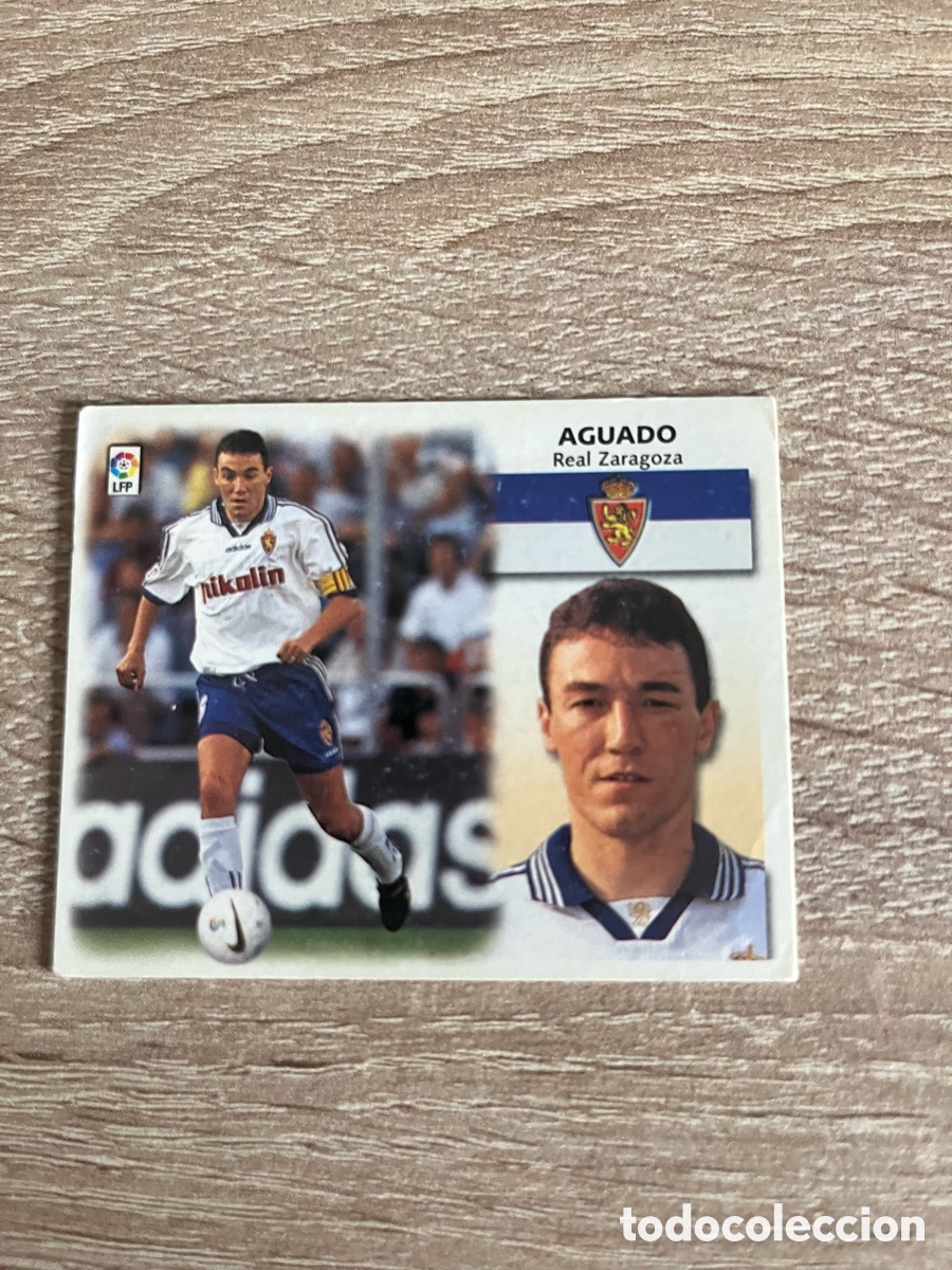 Cromos de f&uacute;tbol: AGUADO LIGA ESTE EDICIONES ESTE 1999 2000 99 00 REAL ZARAGOZA