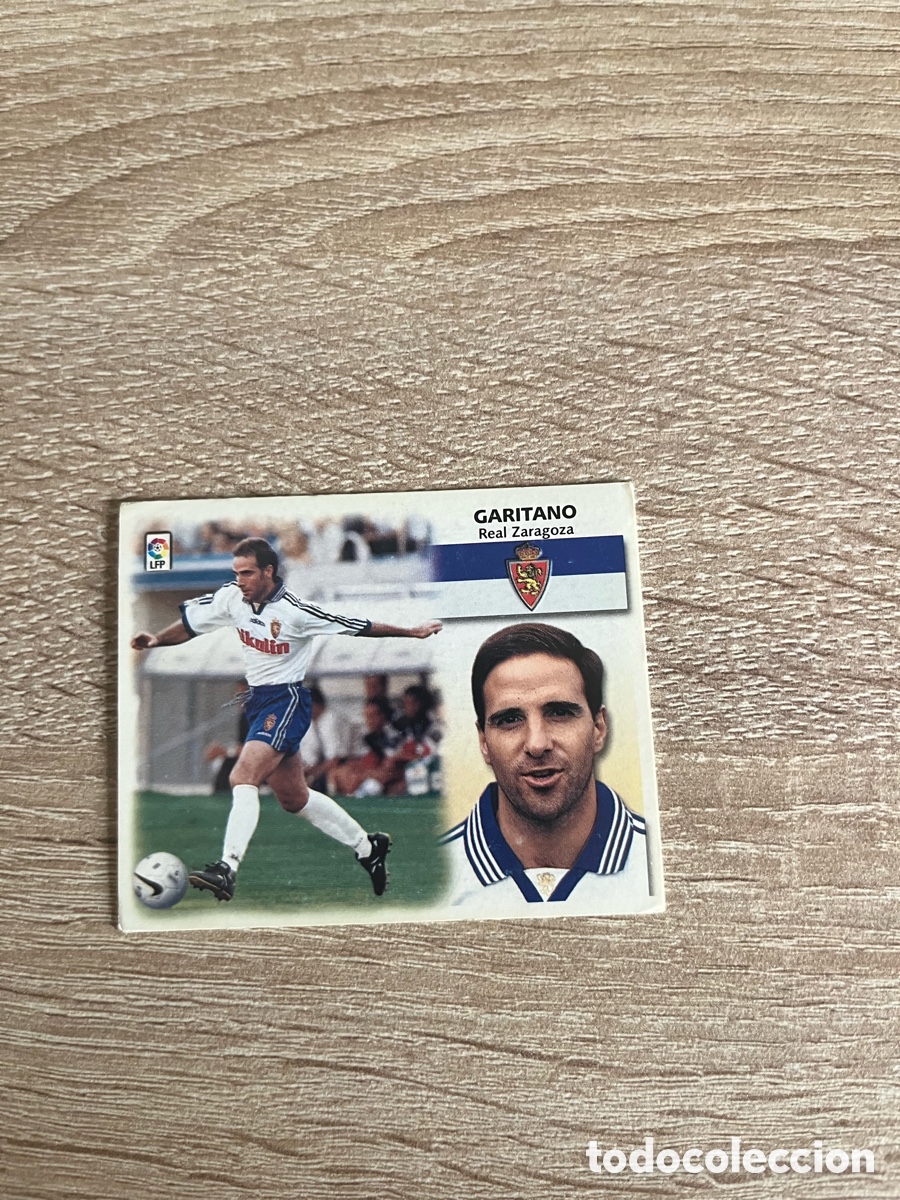 Cromos de f&uacute;tbol: GARITANO LIGA ESTE EDICIONES ESTE 1999 2000 99 00 REAL ZARAGOZA