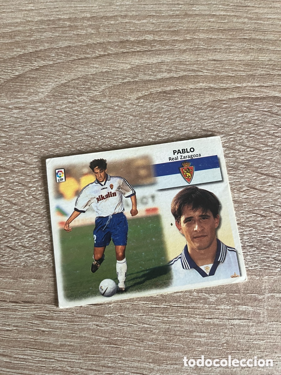 Cromos de f&uacute;tbol: PABLO LIGA ESTE EDICIONES ESTE 1999 2000 99 00 REAL ZARAGOZA