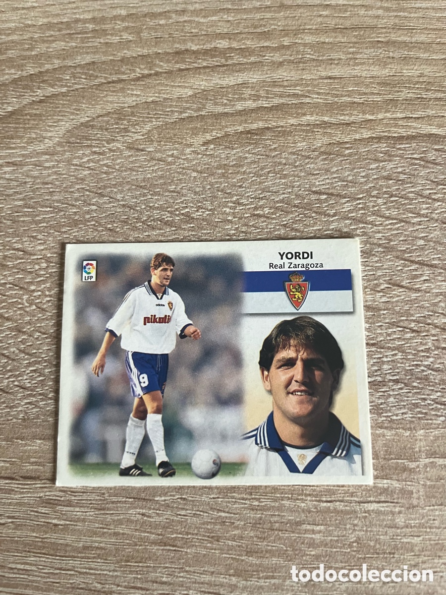 Cromos de f&uacute;tbol: YORDI LIGA ESTE EDICIONES ESTE 1999 2000 99 00 REAL ZARAGOZA
