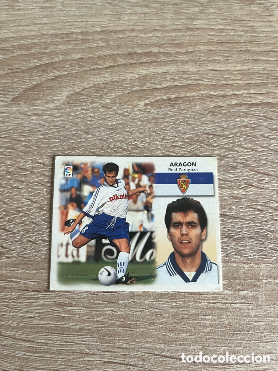 Cromos de f&uacute;tbol: ARAG&Oacute;N LIGA ESTE EDICIONES ESTE 1999 2000 99 00 REAL ZARAGOZA