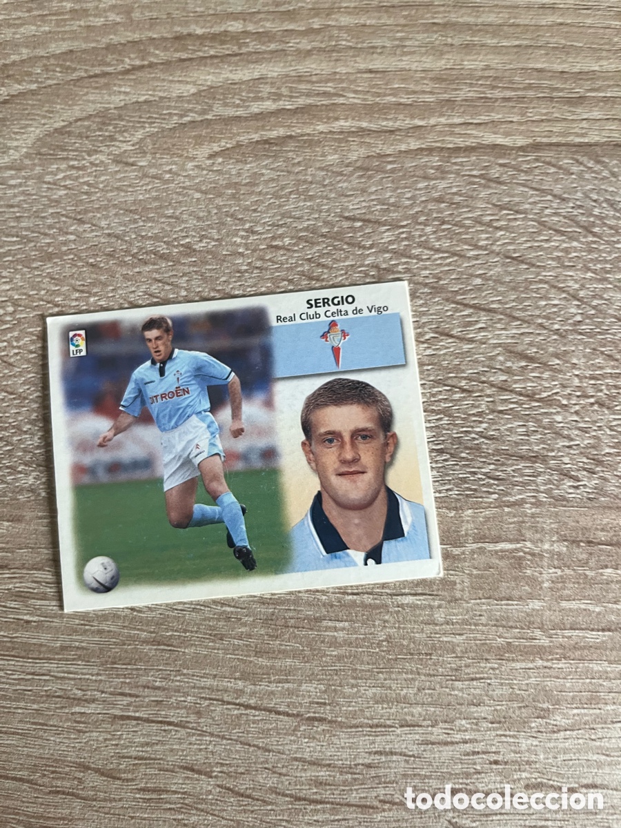 Cromos de f&uacute;tbol: SERGIO LIGA ESTE EDICIONES ESTE 1999 2000 99 00 CELTA DE VIGO