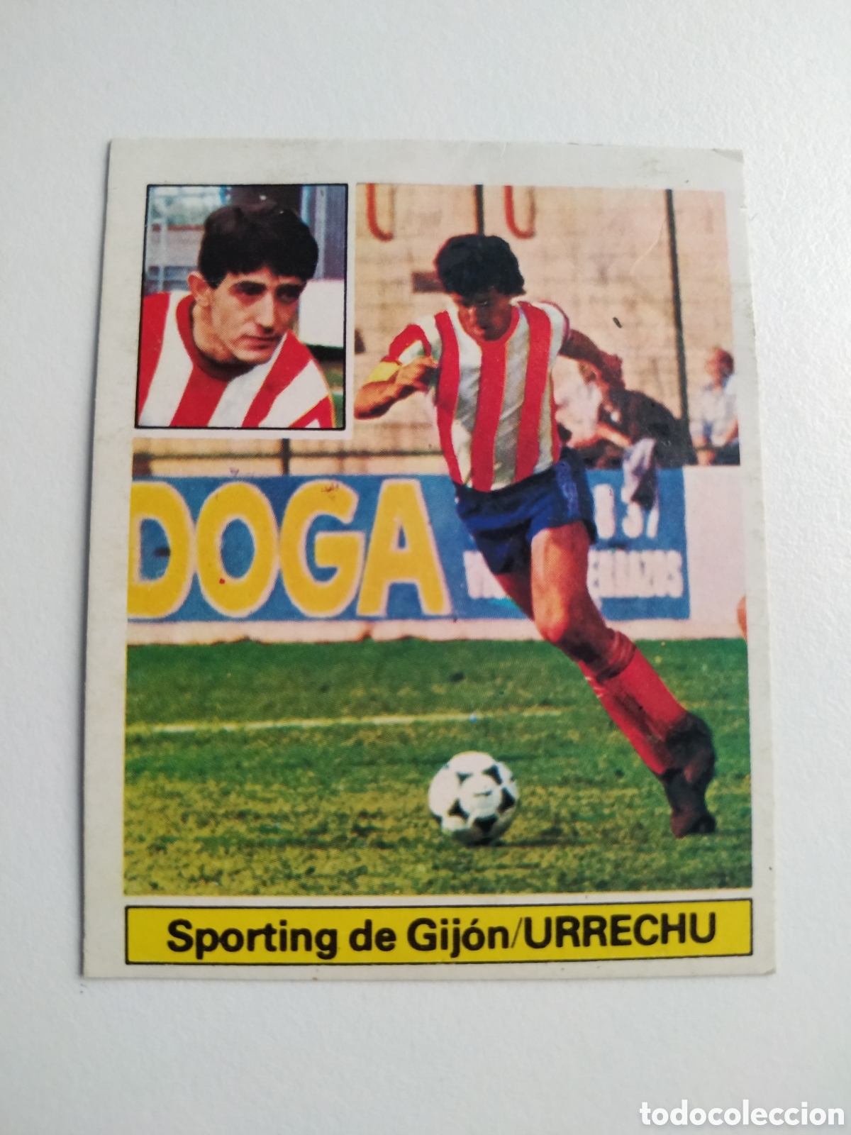 Cromos de f&uacute;tbol: URRECHU VERSI&Oacute;N DEL SPORTING DE GIJON FICHAJE N&ordm; 11 ALBUM ESTE LIGA 1981 - 1982 81 - 82 DESPEGADO