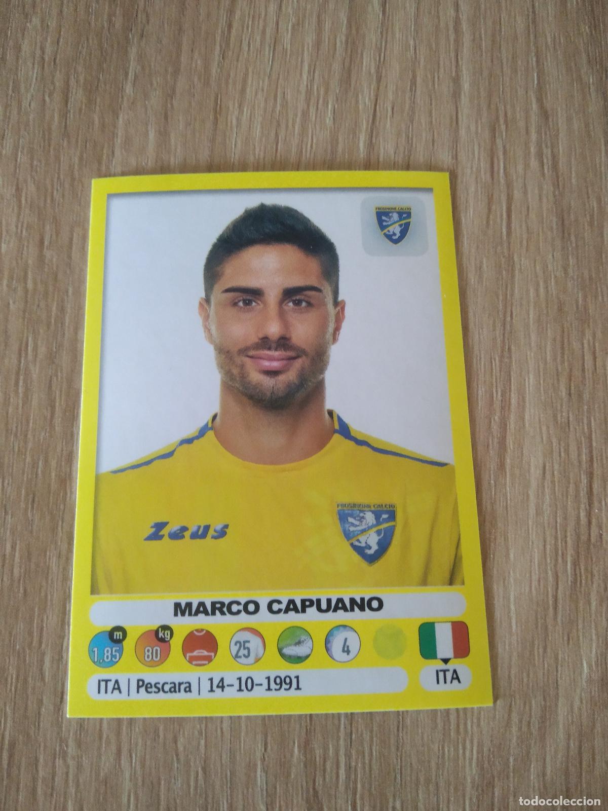 Cromos de f&uacute;tbol: 177 MARCO CAPUANO FROSINONE CROMO FUTBOL PANINI LIGA ITALIA 18-19 CALCIATORI 2018-2019
