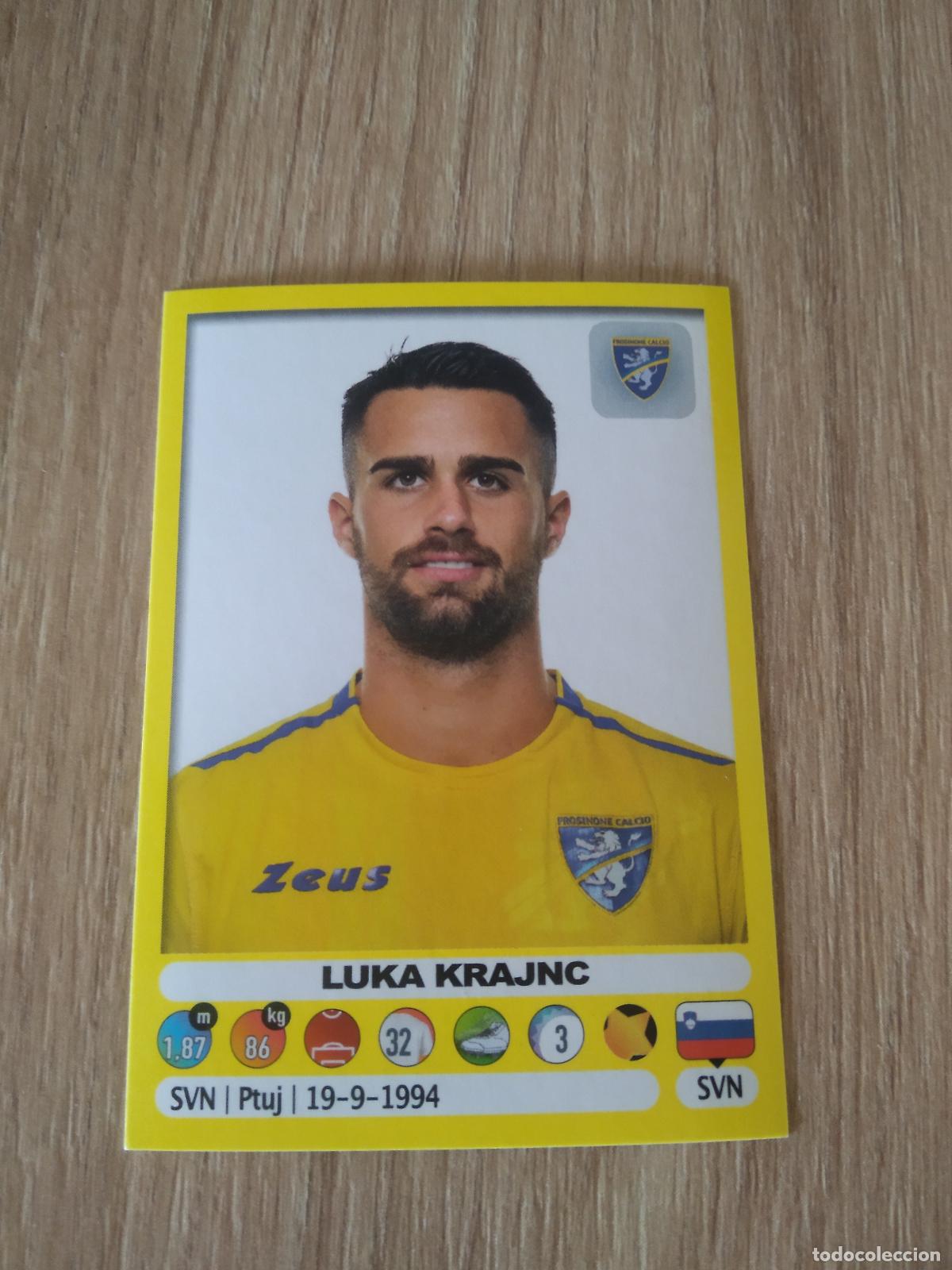 Cromos de f&uacute;tbol: 183 LUKA KRAJNC FROSINONE CROMO FUTBOL PANINI LIGA ITALIA 18-19 CALCIATORI 2018-2019