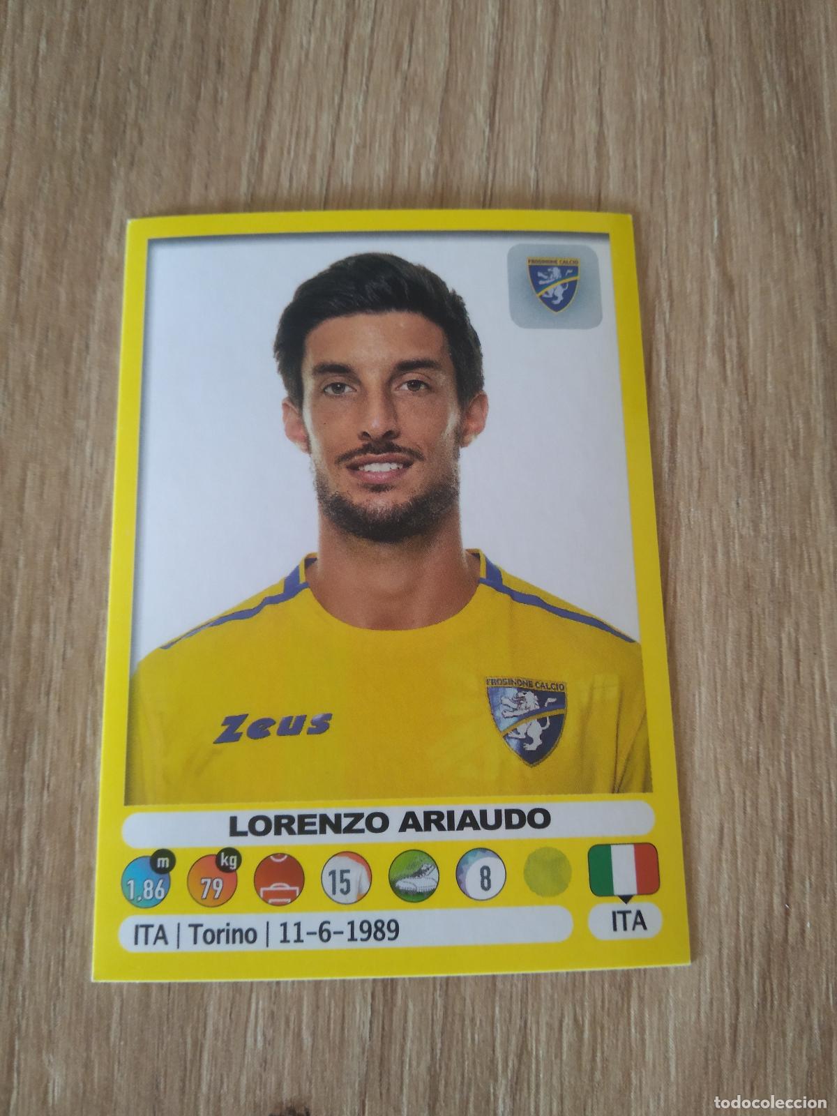 Cromos de f&uacute;tbol: 184 LORENZO ARIAUDO FROSINONE CROMO FUTBOL PANINI LIGA ITALIA 18-19 CALCIATORI 2018-2019