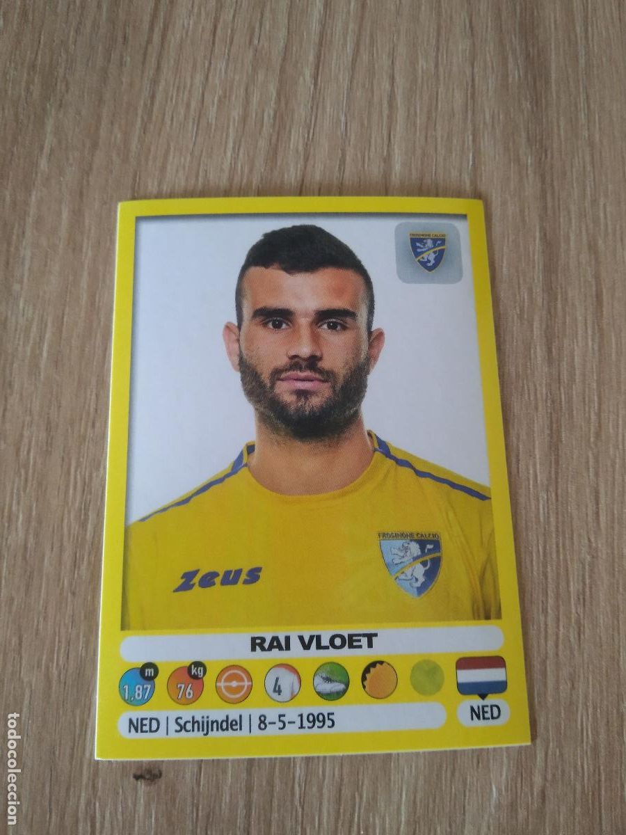 Cromos de f&uacute;tbol: 185 RAI VLOET FROSINONE CROMO FUTBOL PANINI LIGA ITALIA 18-19 CALCIATORI 2018-2019