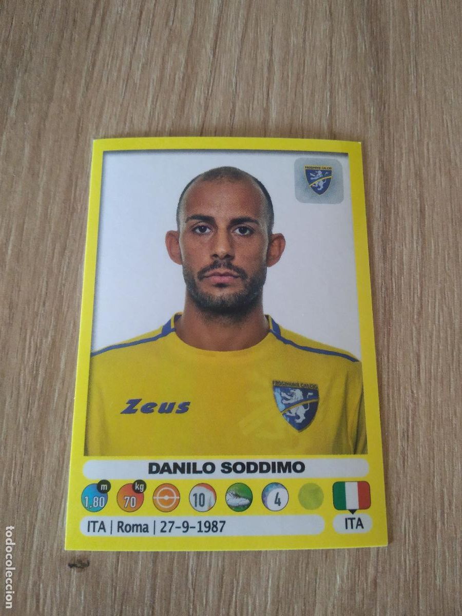 Cromos de f&uacute;tbol: 190 DANILO SODDIMO FROSINONE CROMO FUTBOL PANINI LIGA ITALIA 18-19 CALCIATORI 2018-2019