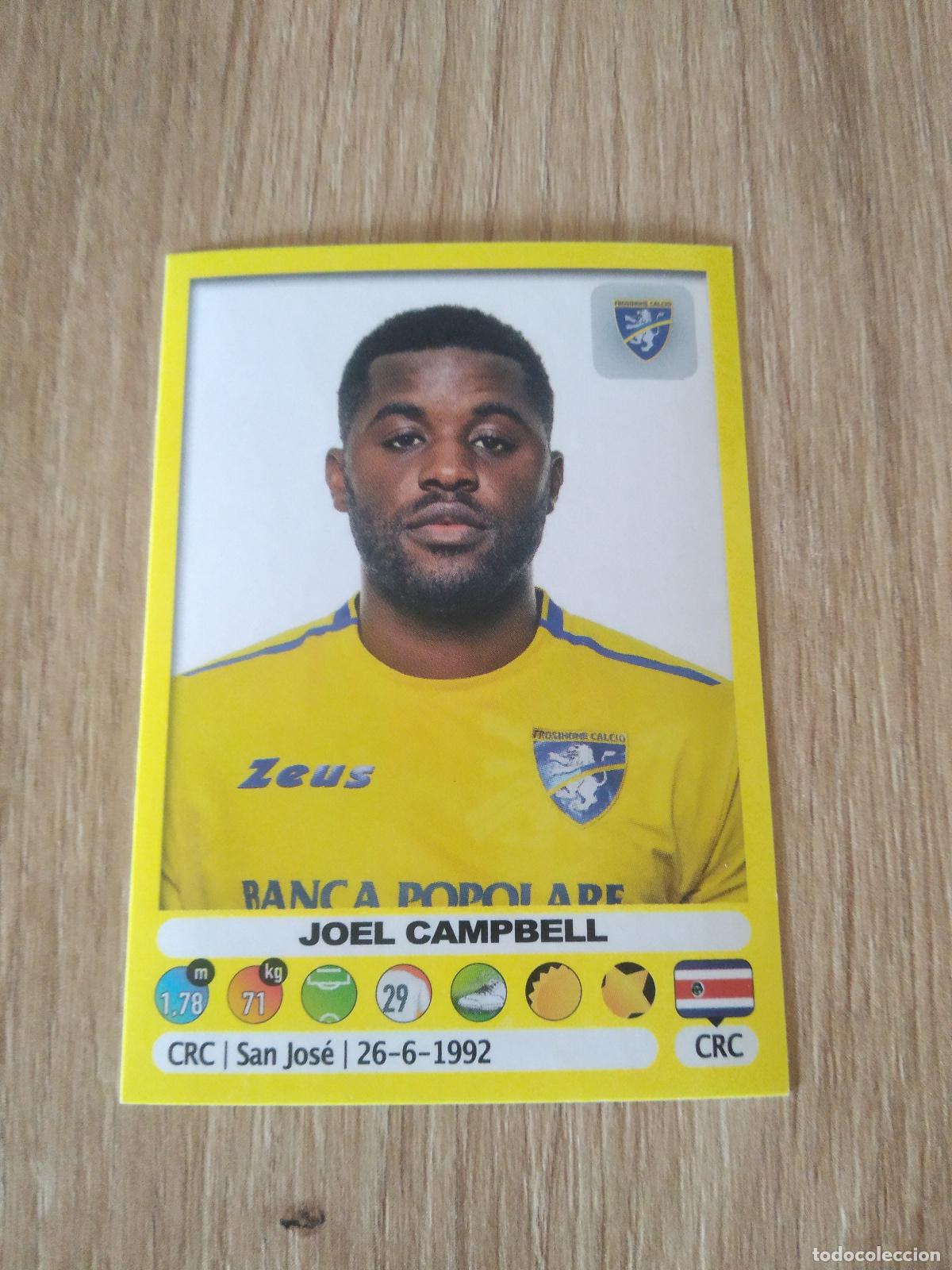 Cromos de f&uacute;tbol: 195 JOEL CAMPBELL FROSINONE CROMO FUTBOL PANINI LIGA ITALIA 18-19 CALCIATORI 2018-2019