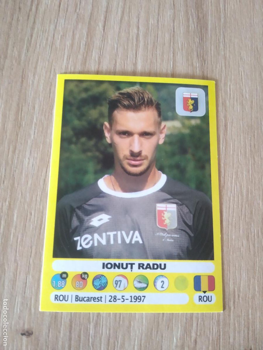 Cromos de f&uacute;tbol: 202 IONUT RADU GENOA CROMO FUTBOL PANINI LIGA ITALIA 18-19 CALCIATORI 2018-2019