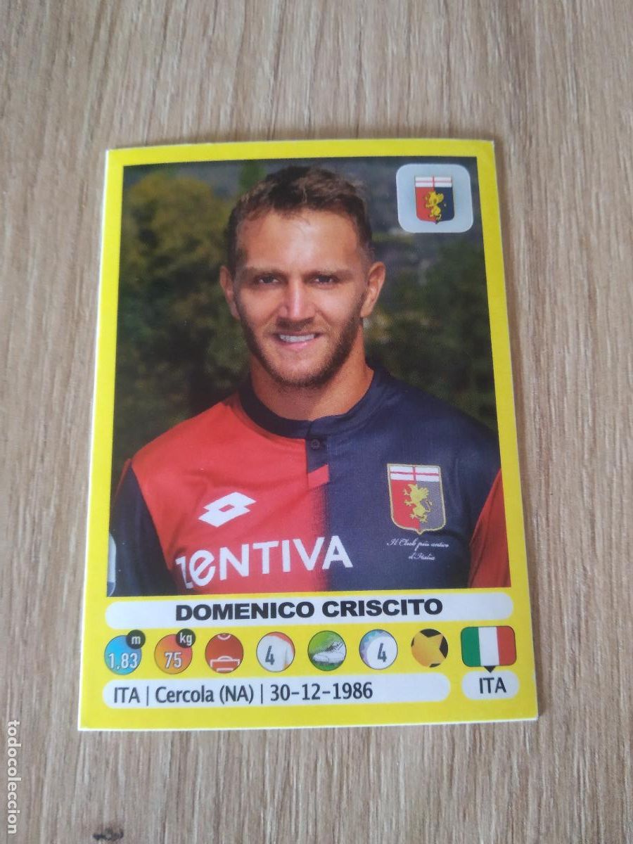 Cromos de f&uacute;tbol: 203 DOMENICO CRISCITO GENOA CROMO FUTBOL PANINI LIGA ITALIA 18-19 CALCIATORI 2018-2019