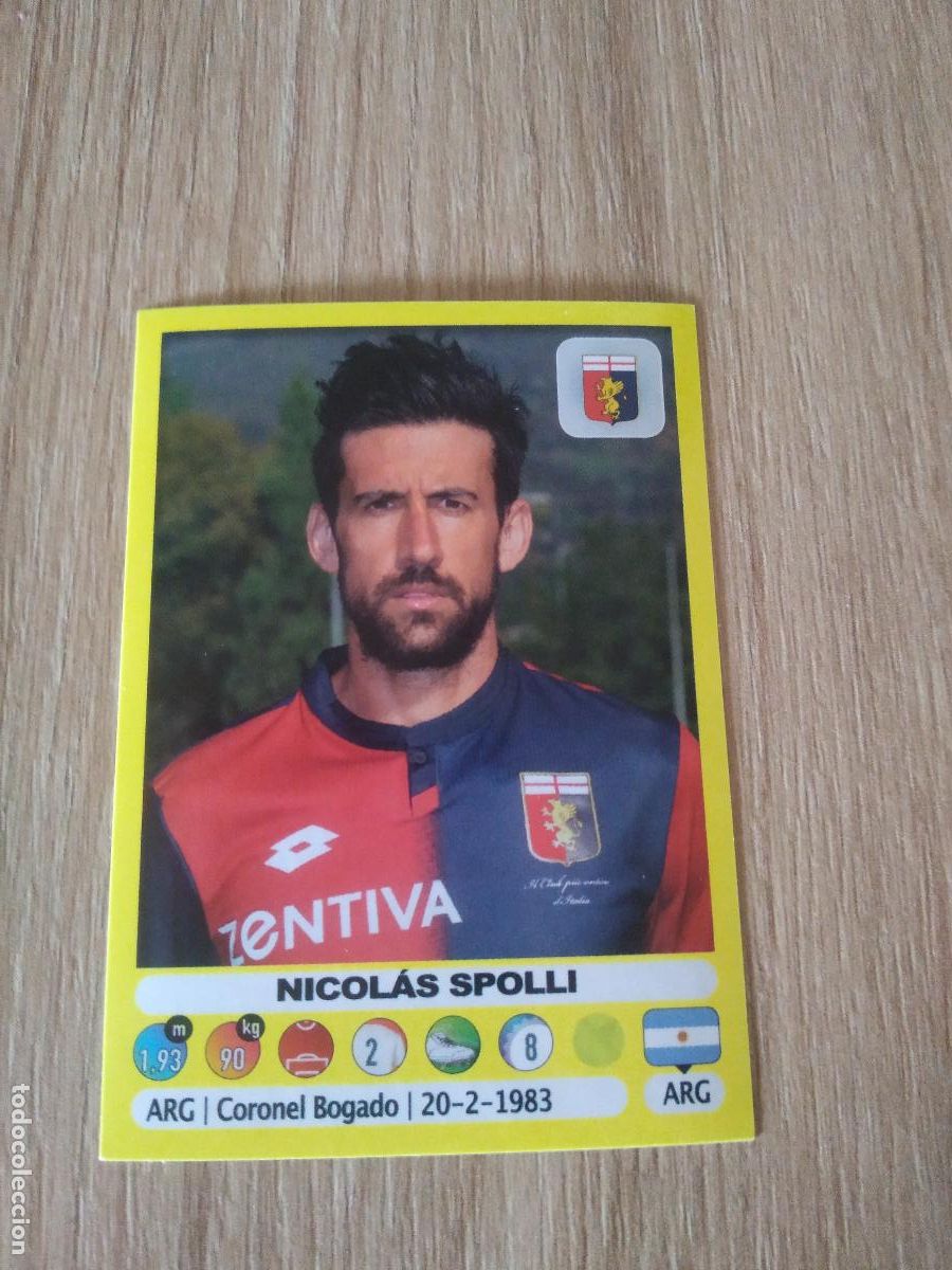 Cromos de f&uacute;tbol: 204 NICOLAS SPOLLI GENOA CROMO FUTBOL PANINI LIGA ITALIA 18-19 CALCIATORI 2018-2019