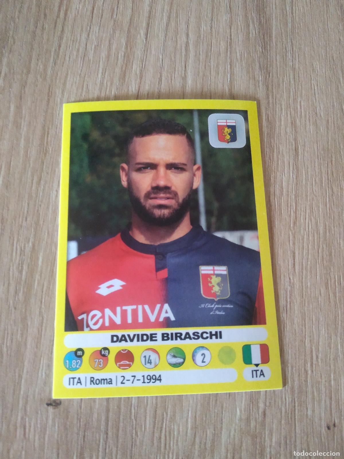 Cromos de f&uacute;tbol: 206 DAVIDE BIRASCHI GENOA CROMO FUTBOL PANINI LIGA ITALIA 18-19 CALCIATORI 2018-2019