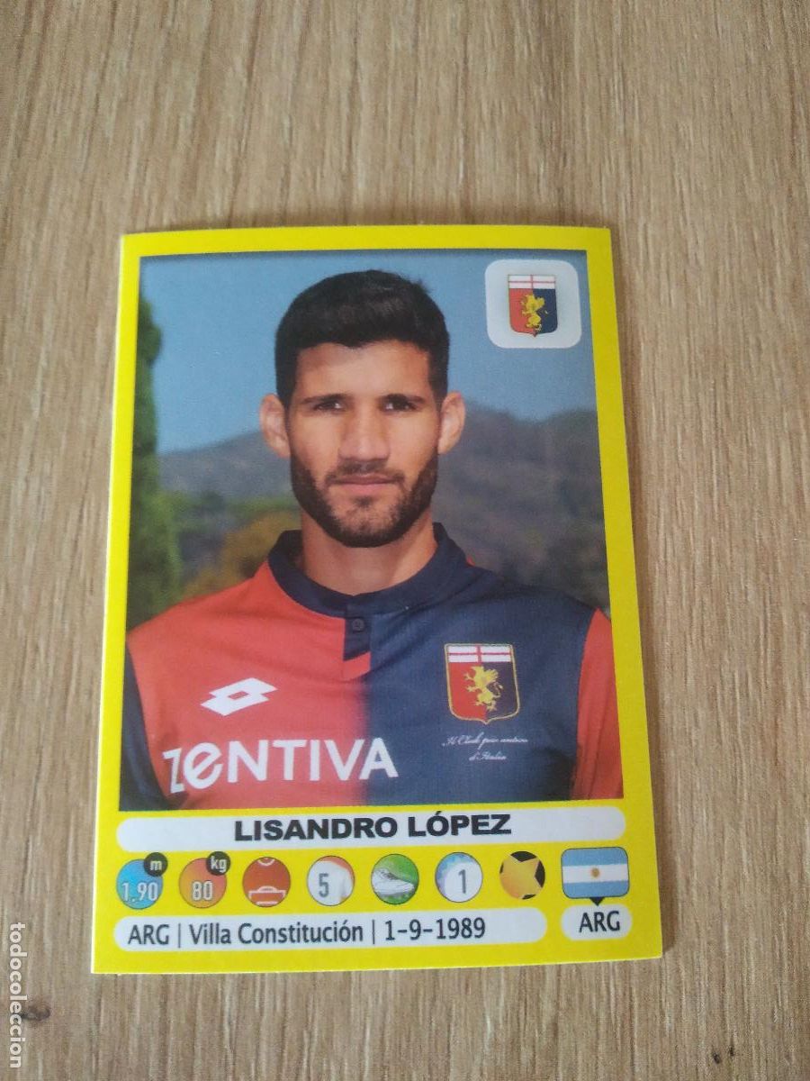 Cromos de f&uacute;tbol: 207 LISANDRO LOPEZ GENOA CROMO FUTBOL PANINI LIGA ITALIA 18-19 CALCIATORI 2018-2019