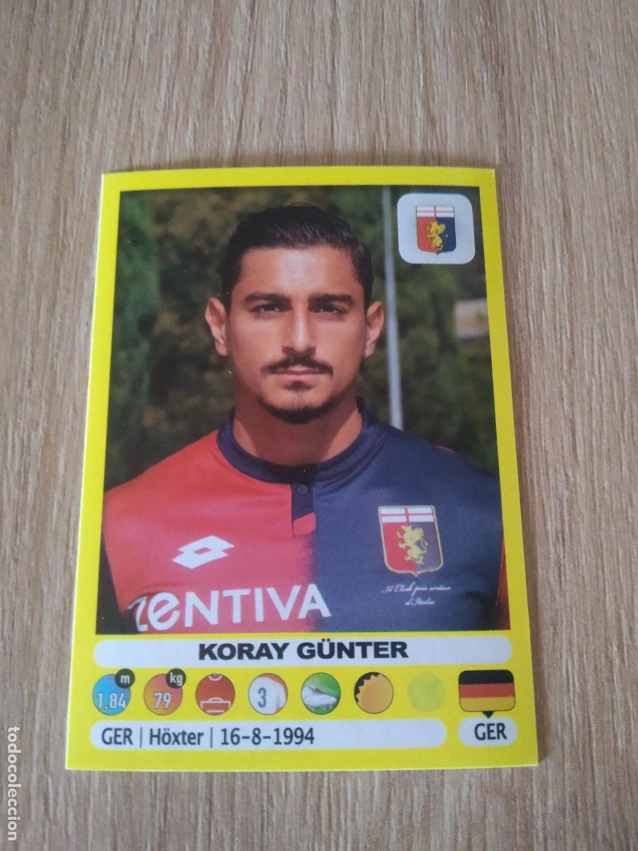 Cromos de f&uacute;tbol: 208 KORAY GUNTER GENOA CROMO FUTBOL PANINI LIGA ITALIA 18-19 CALCIATORI 2018-2019