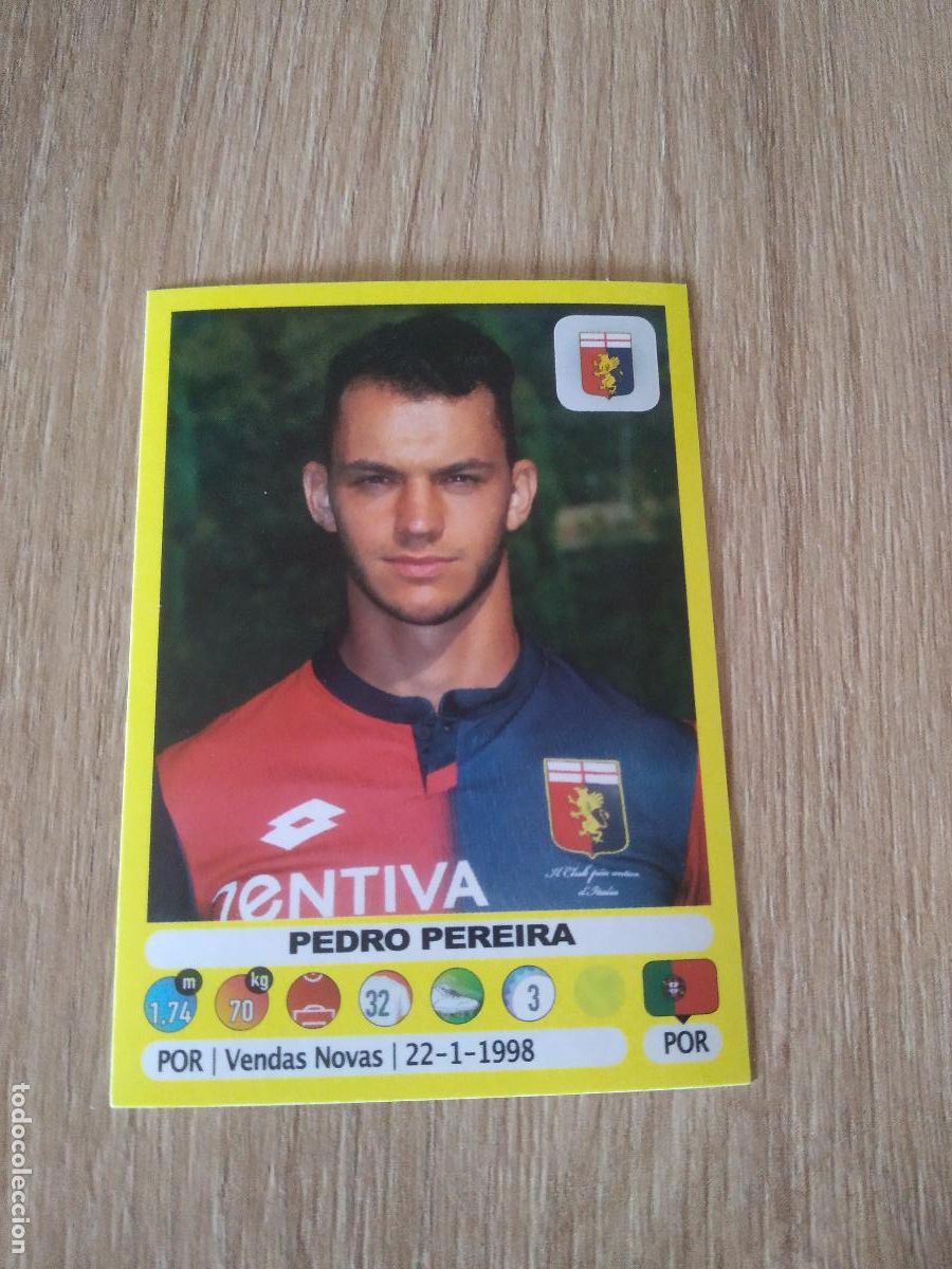 Cromos de f&uacute;tbol: 211 PEDRO PEREIRA GENOA CROMO FUTBOL PANINI LIGA ITALIA 18-19 CALCIATORI 2018-2019