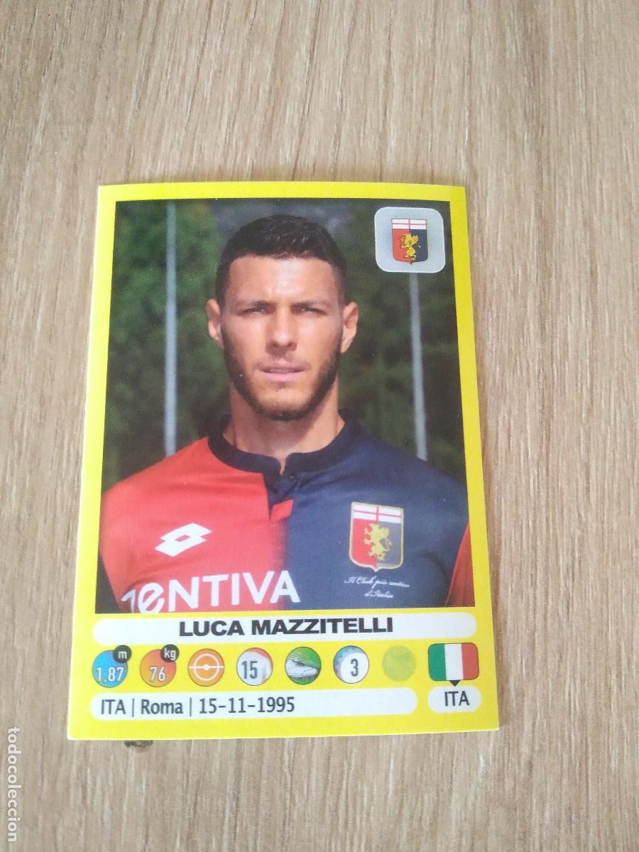 Cromos de f&uacute;tbol: 216 LUCA MAZZITELLI GENOA CROMO FUTBOL PANINI LIGA ITALIA 18-19 CALCIATORI 2018-2019