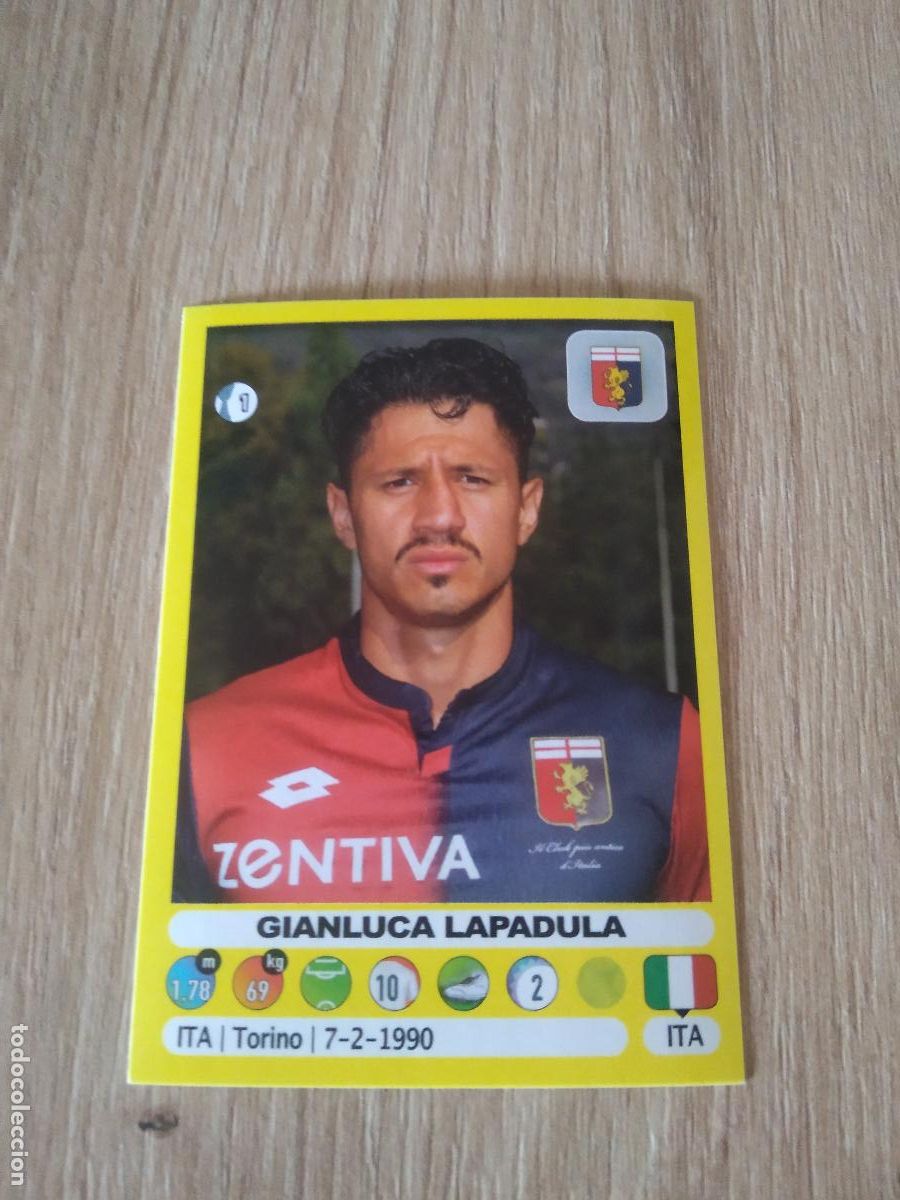 Cromos de f&uacute;tbol: 220 GIANLUCA LAPADULA GENOA CROMO FUTBOL PANINI LIGA ITALIA 18-19 CALCIATORI 2018-2019