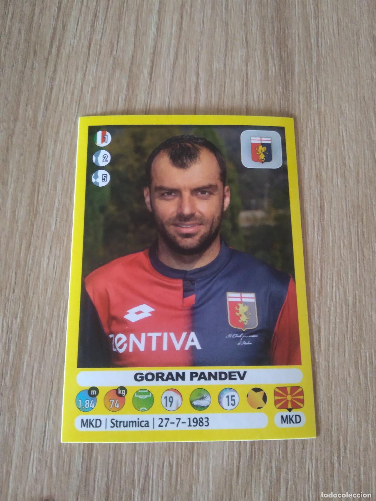 Cromos de f&uacute;tbol: 222 GORAN PANDEV GENOA CROMO FUTBOL PANINI LIGA ITALIA 18-19 CALCIATORI 2018-2019