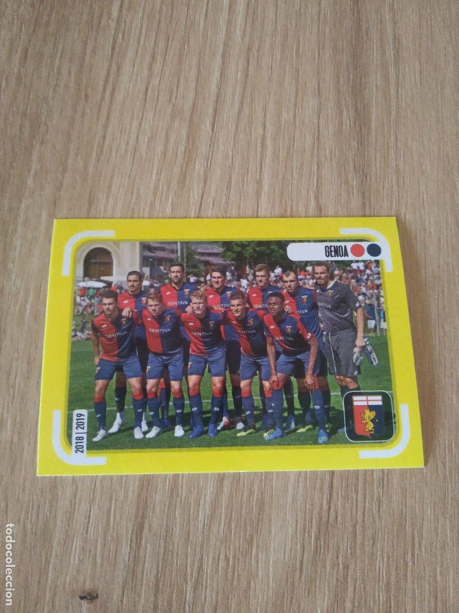 Cromos de f&uacute;tbol: 227 EQUIPO PLANTILLA GENOA CROMO FUTBOL PANINI LIGA ITALIA 18-19 CALCIATORI 2018-2019