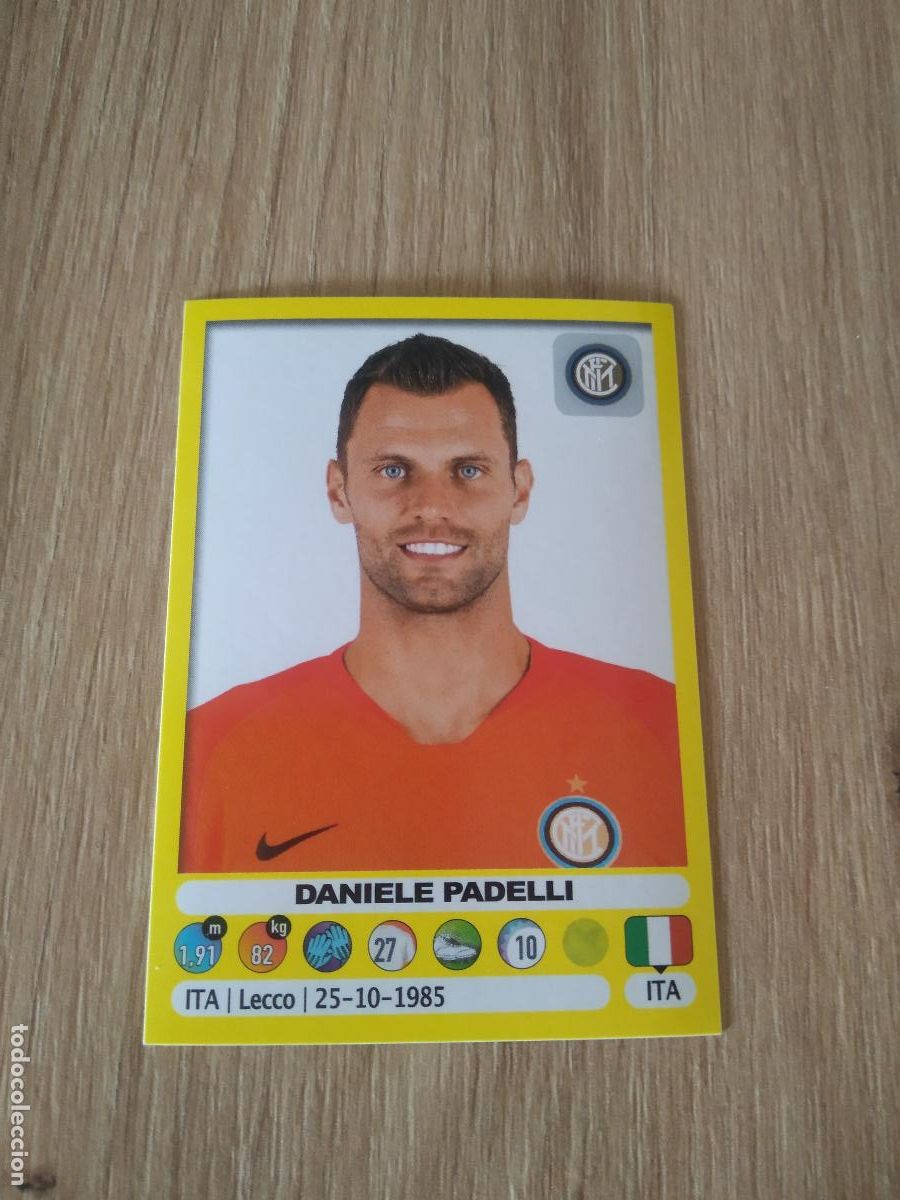 Cromos de f&uacute;tbol: 230 DANIELE PADELLI INTER MILAN CROMO FUTBOL PANINI LIGA ITALIA 18-19 CALCIATORI 2018-2019