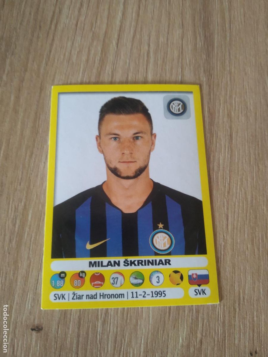 Cromos de f&uacute;tbol: 232 MILAN SKRINIAR INTER MILAN CROMO FUTBOL PANINI LIGA ITALIA 18-19 CALCIATORI 2018-2019
