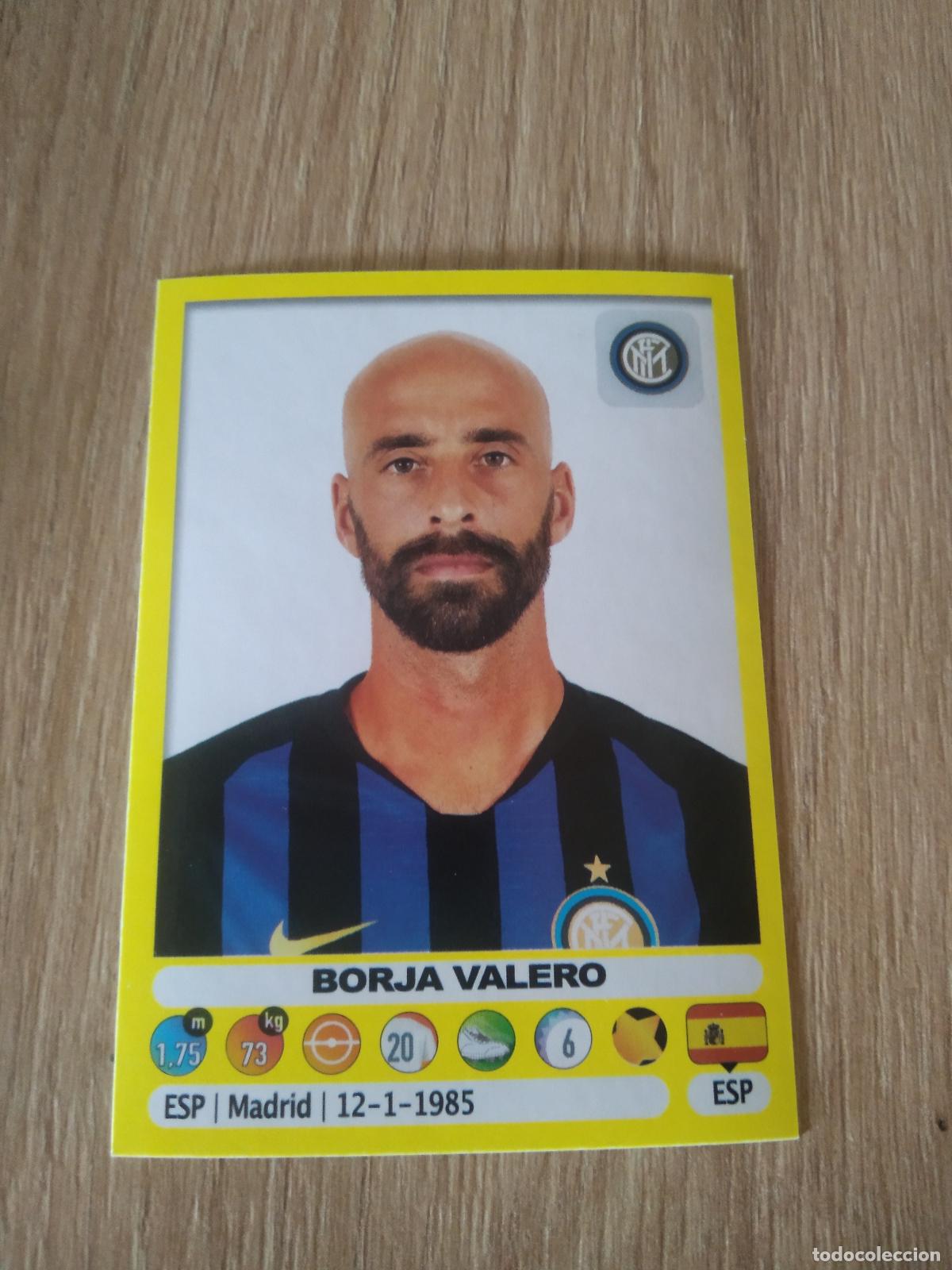 Cromos de f&uacute;tbol: 241 BORJA VALERO INTER MILAN CROMO FUTBOL PANINI LIGA ITALIA 18-19 CALCIATORI 2018-2019