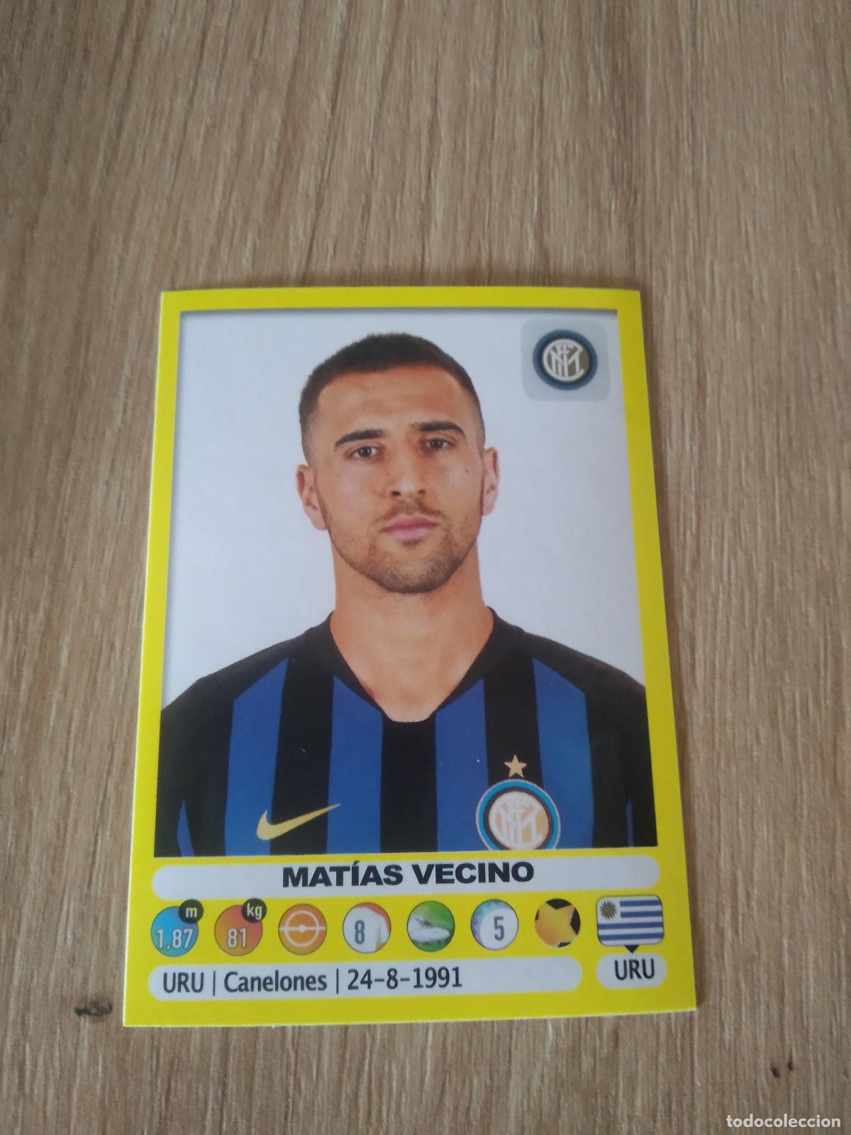 Cromos de f&uacute;tbol: 243 MATIAS VECINO INTER MILAN CROMO FUTBOL PANINI LIGA ITALIA 18-19 CALCIATORI 2018-2019