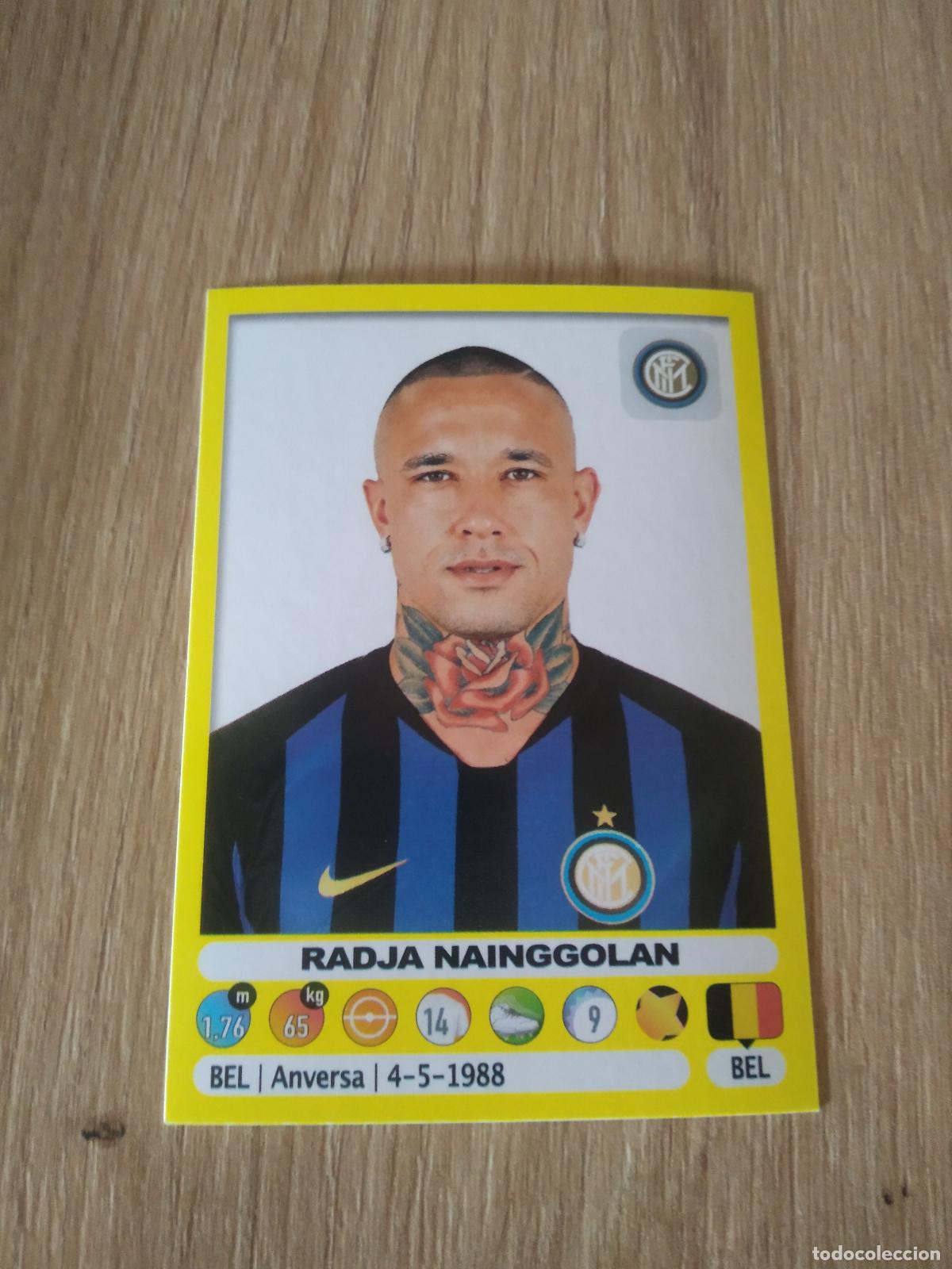 Cromos de f&uacute;tbol: 245 RADJA NAINGGOLAN INTER MILAN CROMO FUTBOL PANINI LIGA ITALIA 18-19 CALCIATORI 2018-2019