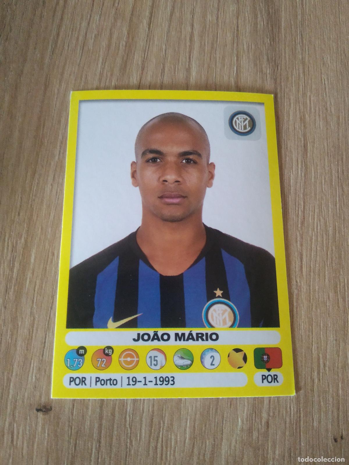 Cromos de f&uacute;tbol: 246 JOAO MARIO INTER MILAN CROMO FUTBOL PANINI LIGA ITALIA 18-19 CALCIATORI 2018-2019