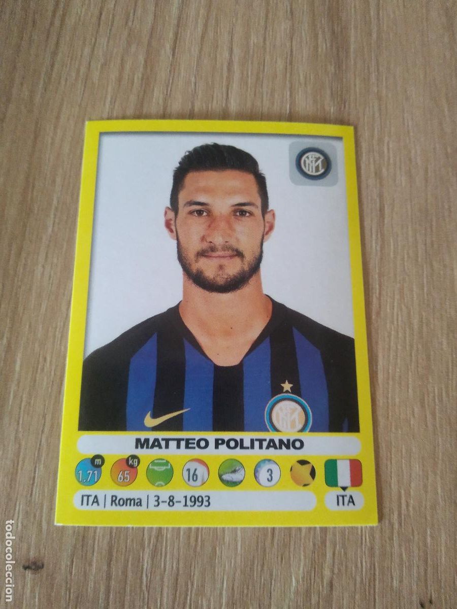 Cromos de f&uacute;tbol: 248 MATTEO POLITANO INTER MILAN CROMO FUTBOL PANINI LIGA ITALIA 18-19 CALCIATORI 2018-2019