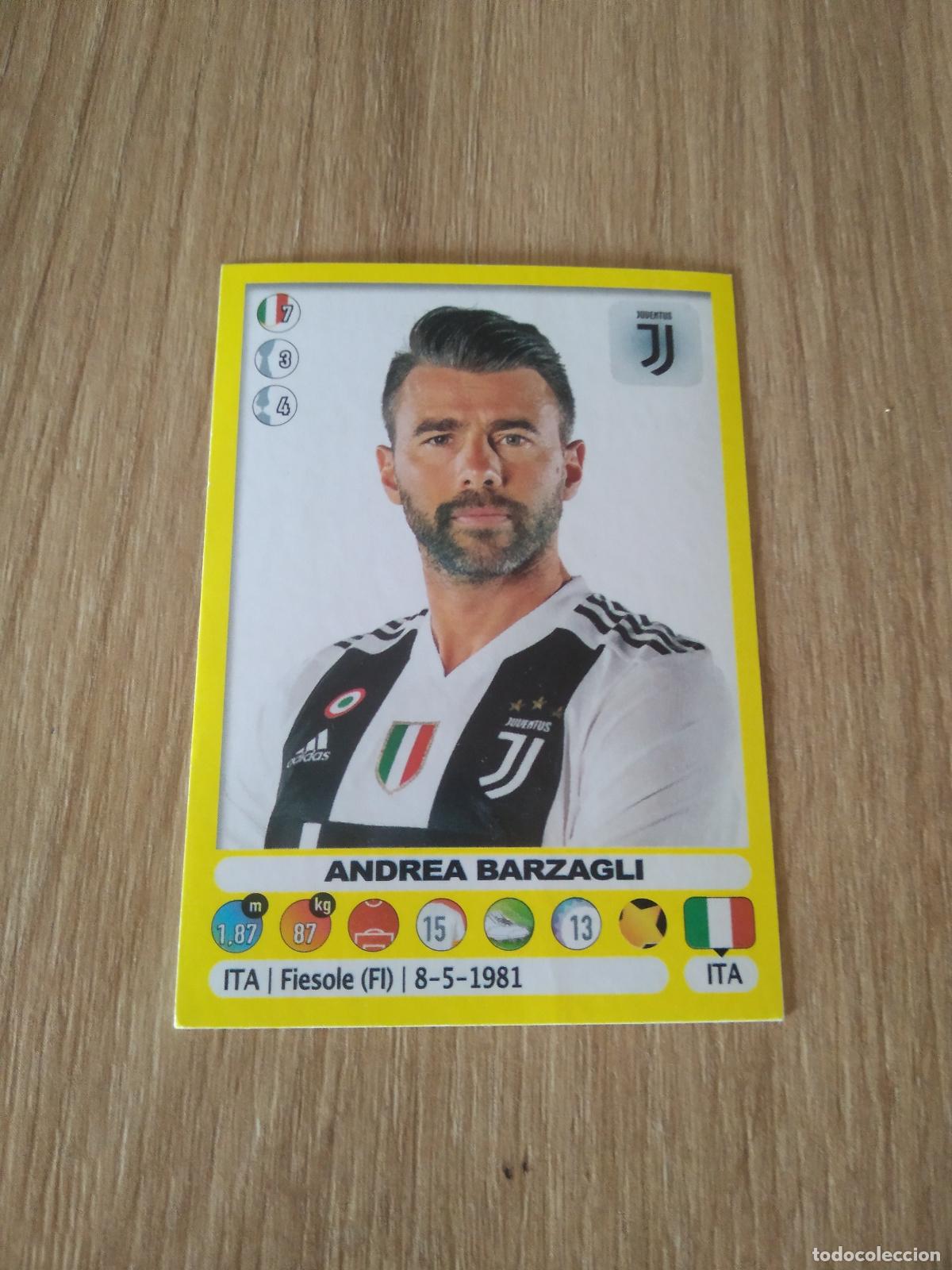 Cromos de f&uacute;tbol: 260 ANDREA BARZAGLI JUVENTUS TURIN CROMO FUTBOL PANINI LIGA ITALIA 18-19 CALCIATORI 2018-2019