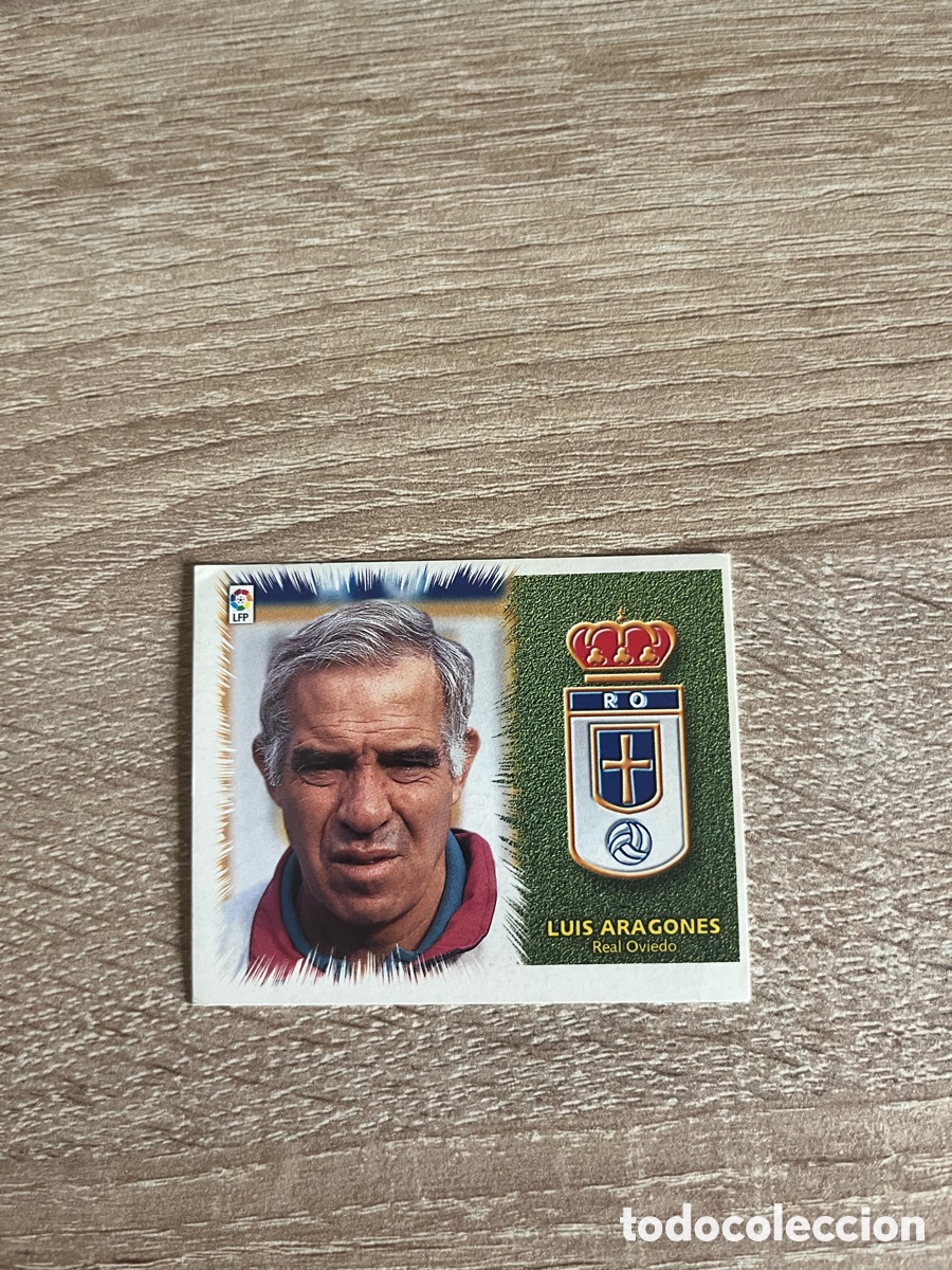 Cromos de f&uacute;tbol: LUIS ARAGON&Eacute;S ENTRENADOR LIGA ESTE EDICIONES ESTE 1999 2000 99 00 REAL OVIEDO