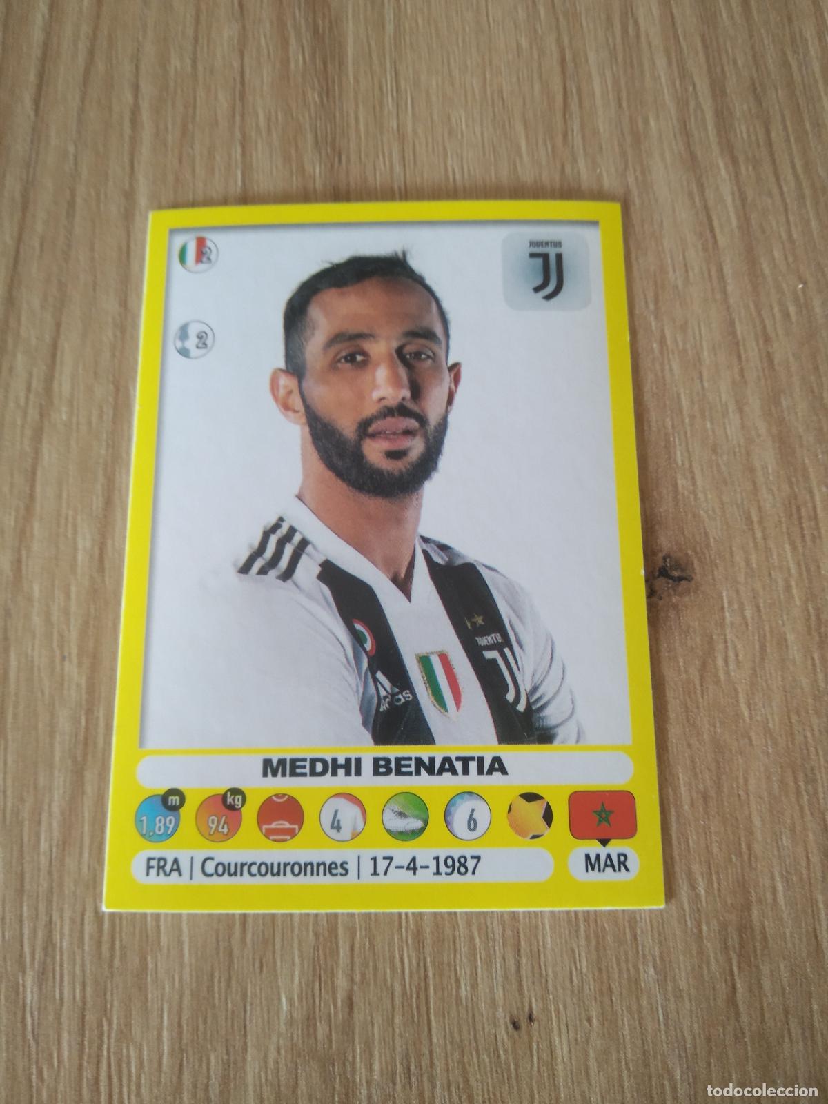 Cromos de f&uacute;tbol: 262 BENATIA JUVENTUS TURIN CROMO FUTBOL PANINI LIGA ITALIA 18-19 CALCIATORI 2018-2019