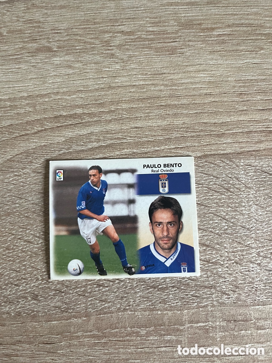 Cromos de f&uacute;tbol: PAULO BENTO LIGA ESTE EDICIONES ESTE 1999 2000 99 00 REAL OVIEDO