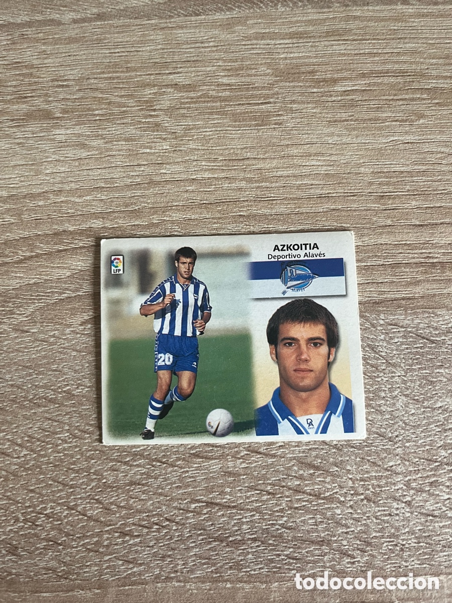 Cromos de f&uacute;tbol: AZKOITIA LIGA ESTE EDICIONES ESTE 1999 2000 99 00 ALAV&Eacute;S