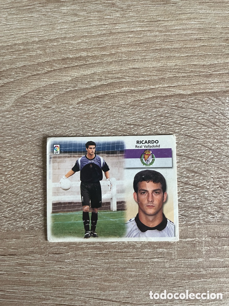 Cromos de f&uacute;tbol: RICARDO LIGA ESTE EDICIONES ESTE 1999 2000 99 00 REAL VALLADOLID