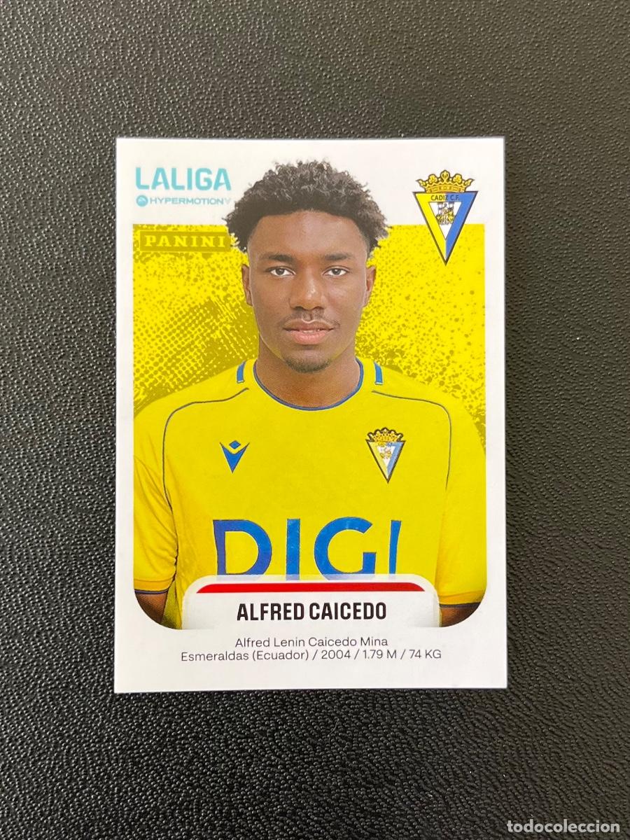 Cromos de f&uacute;tbol: 83 A ALFRED CAICEDO C&Aacute;DIZ CF LA LIGA HYPERMOTION 2025 2026 PANINI 25 26