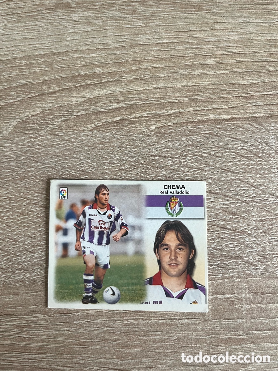 Cromos de f&uacute;tbol: CHEMA LIGA ESTE EDICIONES ESTE 1999 2000 99 00 REAL VALLADOLID