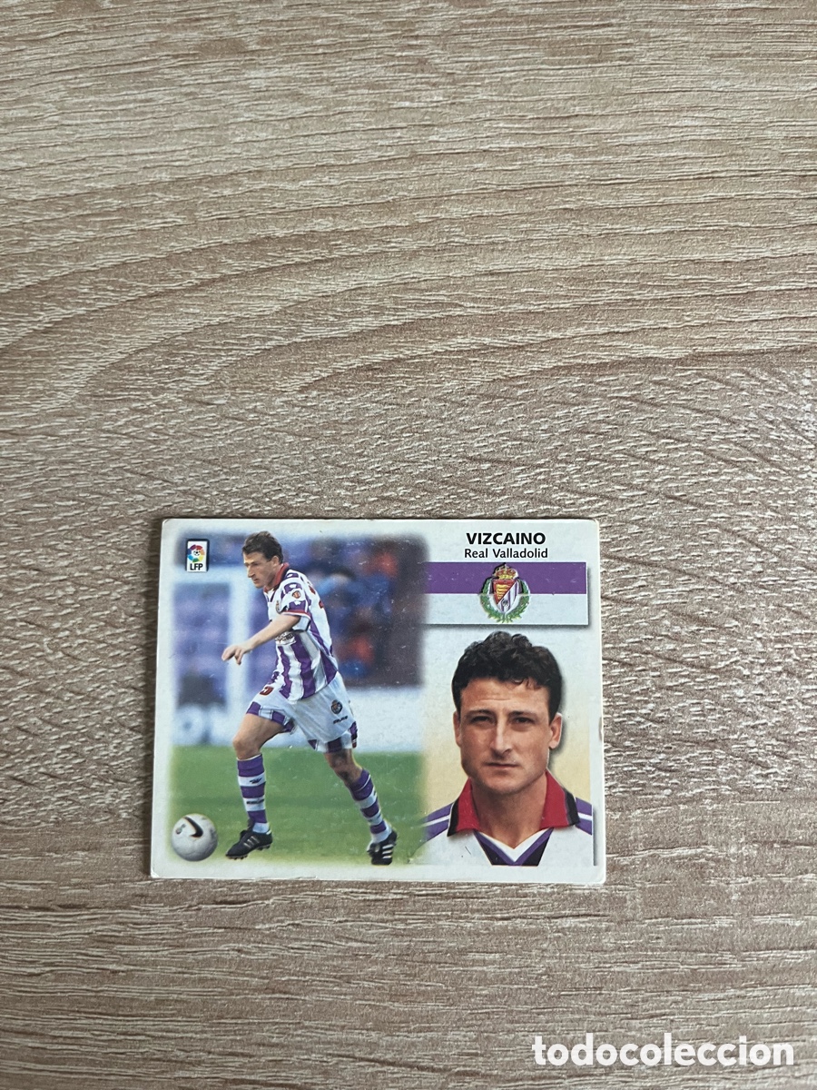 Cromos de f&uacute;tbol: VIZCA&Iacute;NO LIGA ESTE EDICIONES ESTE 1999 2000 99 00 REAL VALLADOLID