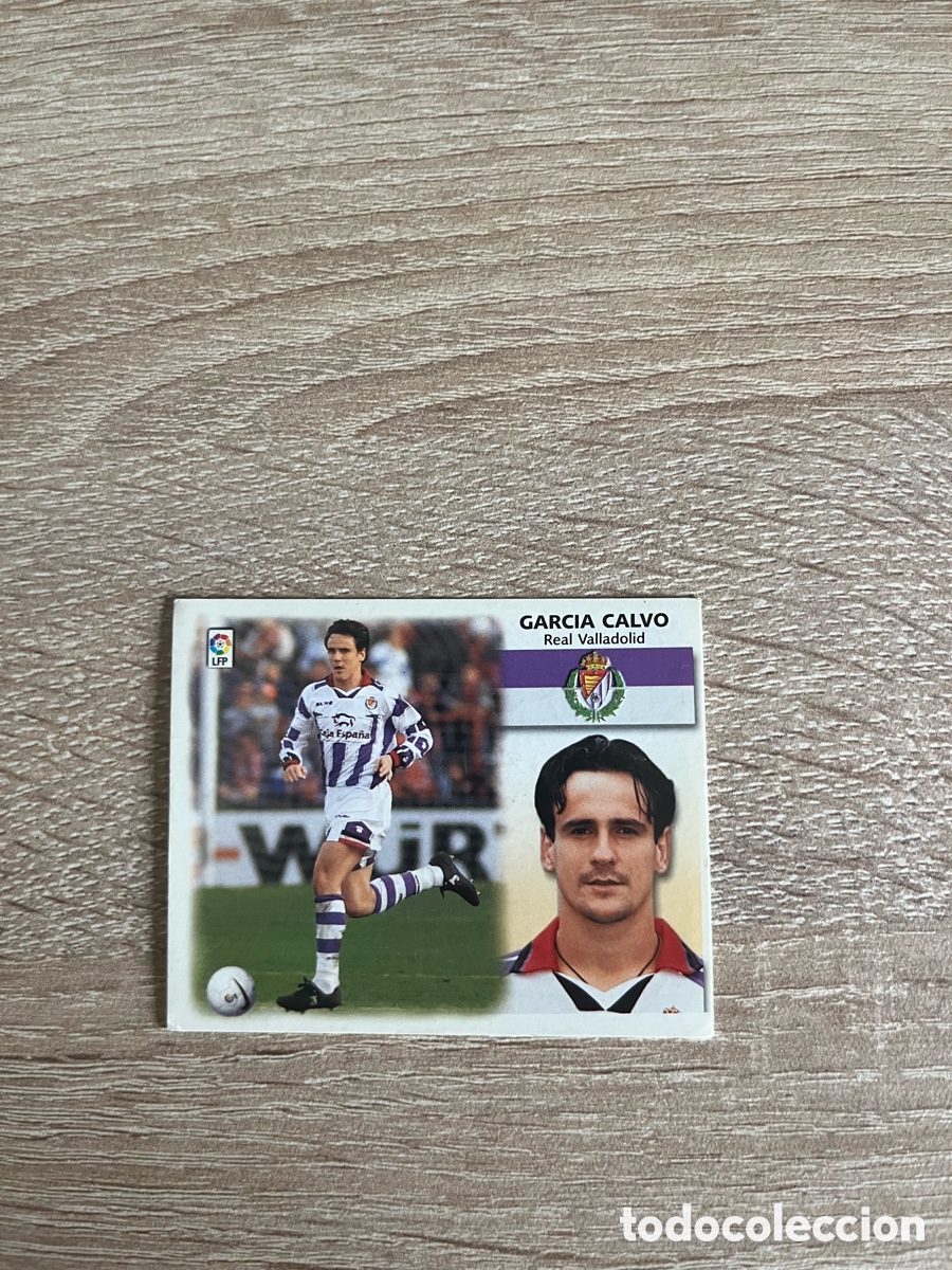 Cromos de f&uacute;tbol: GARC&Iacute;A CALVO LIGA ESTE EDICIONES ESTE 1999 2000 99 00 REAL VALLADOLID