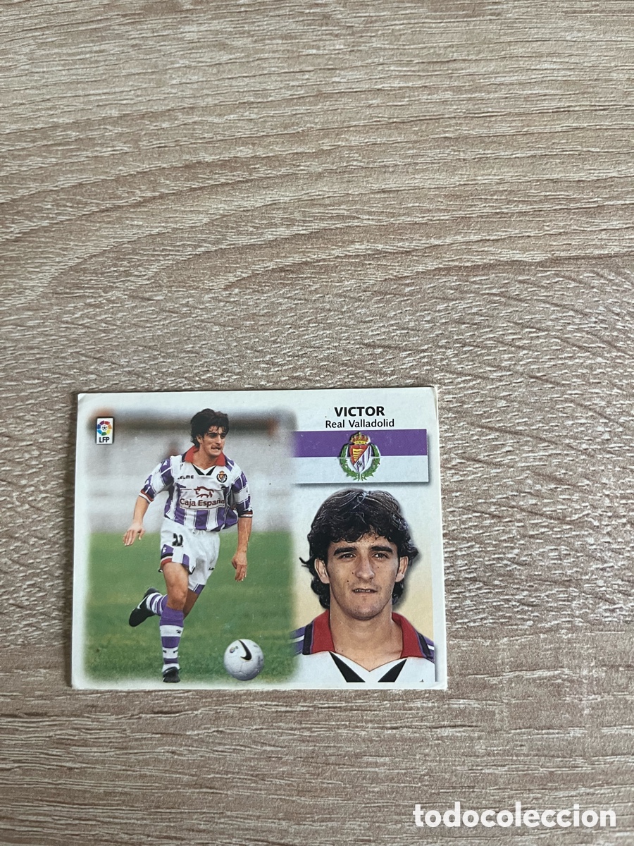 Cromos de f&uacute;tbol: V&Iacute;CTOR LIGA ESTE EDICIONES ESTE 1999 2000 99 00 REAL VALLADOLID