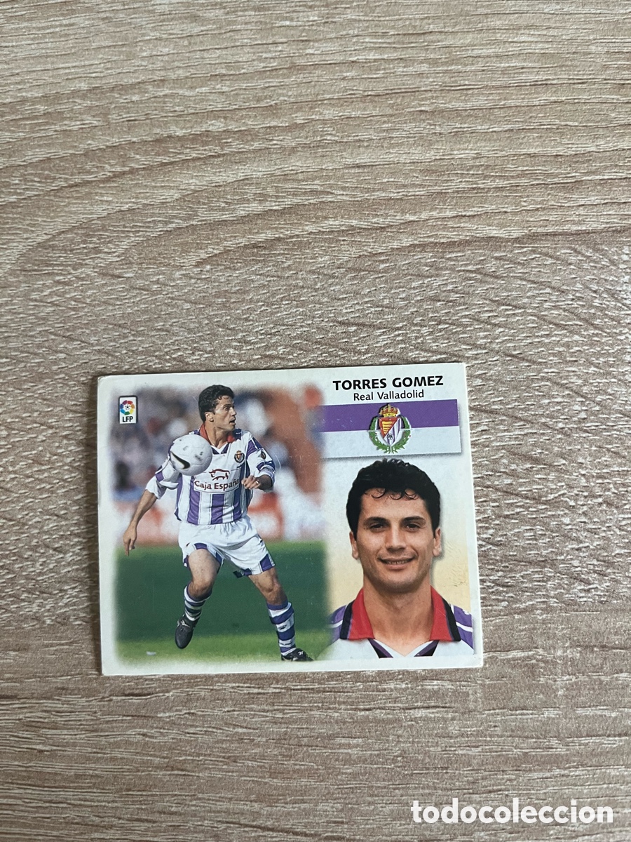 Cromos de f&uacute;tbol: TORRES G&Oacute;MEZ LIGA ESTE EDICIONES ESTE 1999 2000 99 00 REAL VALLADOLID