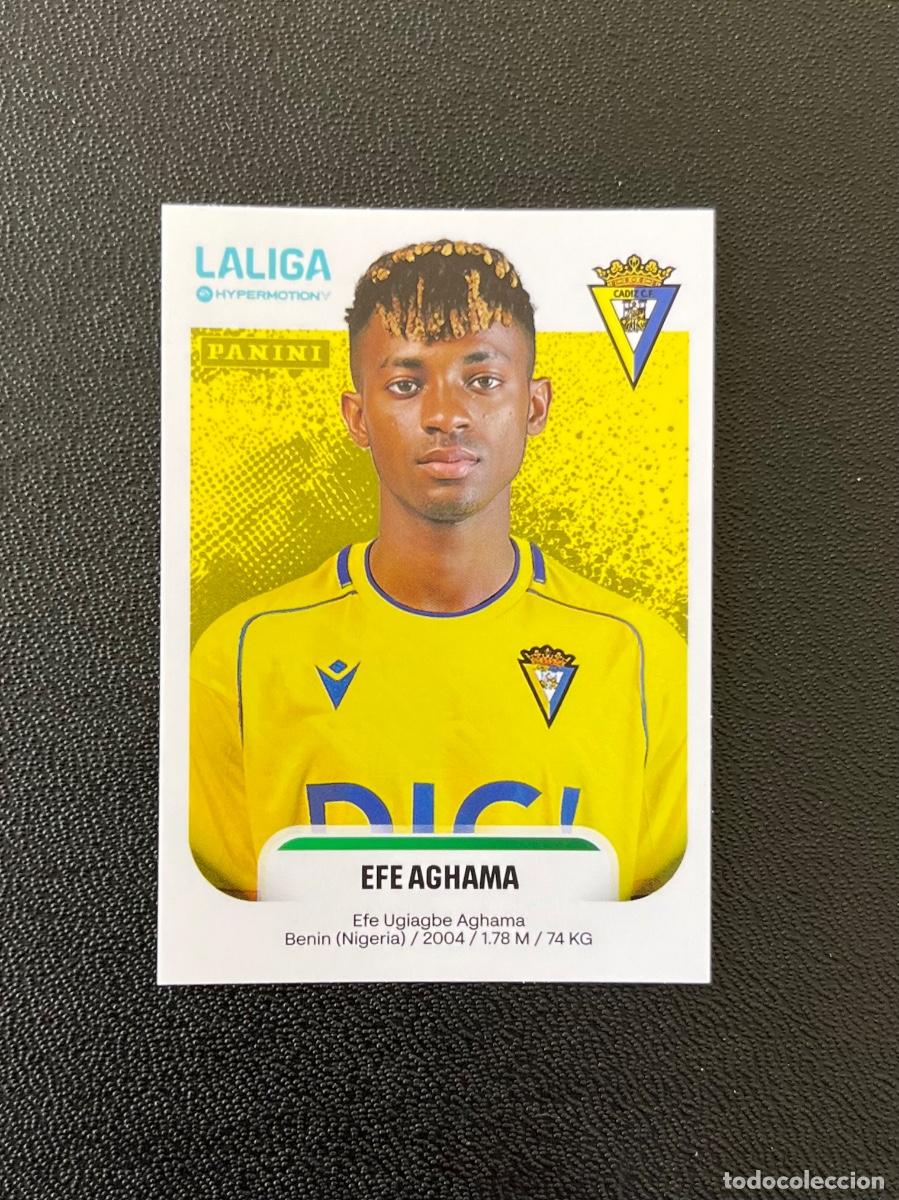 Fu&szlig;ball-Sticker: 93 B EFE AGHAMA C&Aacute;DIZ CF LA LIGA HYPERMOTION 2025 2026 PANINI 25 26