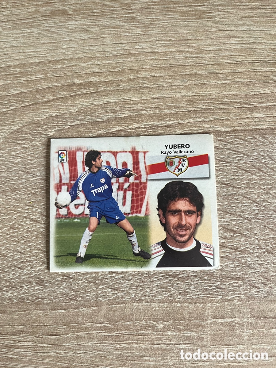 Fu&szlig;ball-Sticker: YUBERO LIGA ESTE EDICIONES ESTE 1999 2000 99 00 RAYO VALLECANO