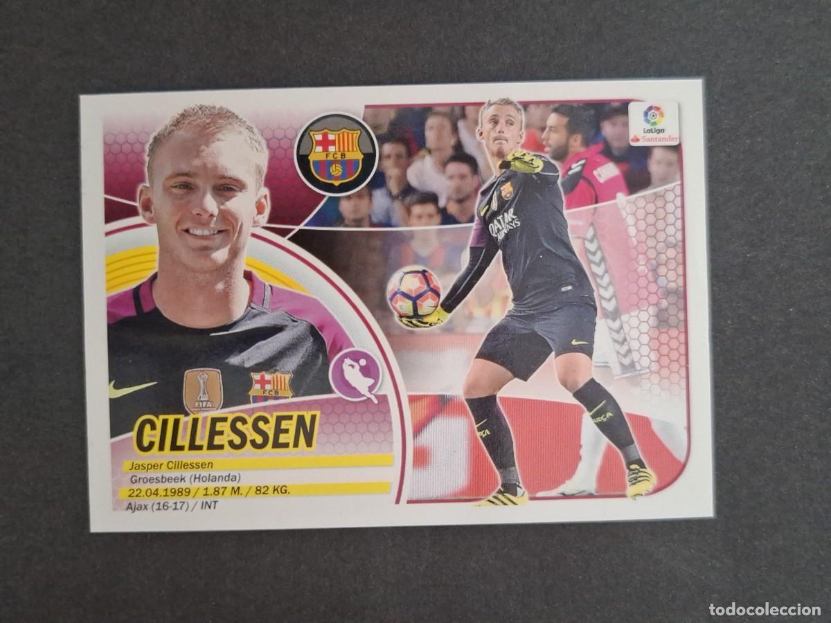 Fu&szlig;ball-Sticker: L3 CILLESSEN F. C. BARCELONA COLOCA LIGA ESTE 2016 2017 16 17 NUNCA PEGADO SIN PEGAR